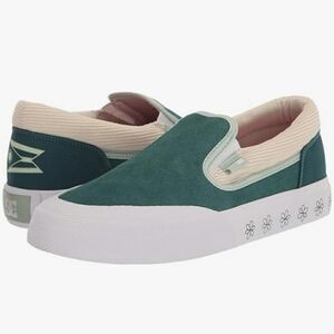 Women's DC Manual X Susie Green Skate Slip On Shoes Size US 6 Y2K 90's